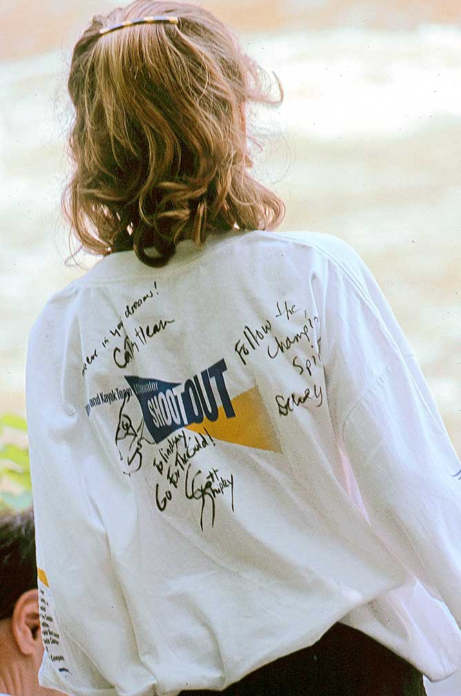 usckt-shootout_signed-tshirt.jpg Art Direction by: Bart Crosby, Crosby Associates